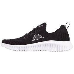 Kappa Unisex Abiola Sneaker, Black Silver, 39 EU von Kappa