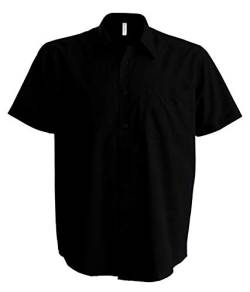 Kariban Ace - Herren-Kurzarmhemd - Black, 3XL, Herren von Kariban