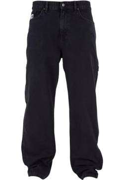 Karl Kani Herren KMI-PL063-001-03 KK Retro Baggy Workwear Denim 32 vintage black von Karl Kani