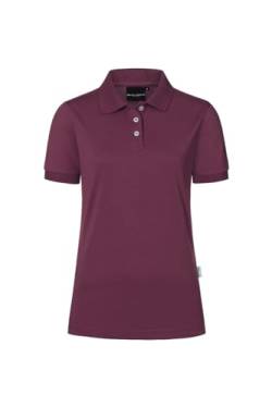 Karlowsky Passion Workwear Damen Poloshirt MODERN-Flair Kurzarm Polokragen Modern Fit Polyester/Baumwollmix Oeko-TEX® nachhaltig Aubergine Größe M von Karlowsky