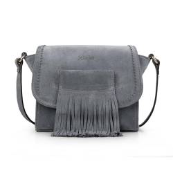 Kate Lee Damen Sac en Cuir Mini Fleya V Gris Clair Tasche, grau von Kate Lee