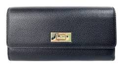 Kate Spade New York Lucia Large Slim Flap Wallet (Black) von Kate Spade New York