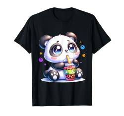 Panda Kawaii Boba Bubble Tee Süß Anime für Kinder T-Shirt von Kawaii Chibi Panda Bear Bubble Tee Boba Outfits