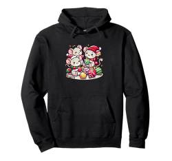 Kawaii Anime Maus Mäuse Weihnachten Kinder Damen Herren Pullover Hoodie von Kawaii Christmas Tees