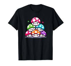 Kawaii Anime Pilze Groovy Damen T-Shirt von Kawaii Tees