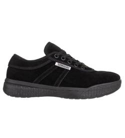 Kawasaki für Damen. K204414 Leap Leder Sneakers schwarz (37), Wohnung, Schnürsenkel, Lässig von Kawasaki