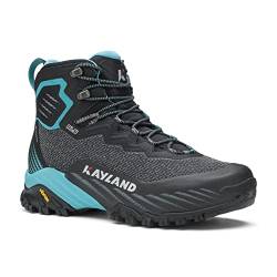 Kayland 018022500 DUKE MID W'S GTX Hiking shoe Damen BLACK AZURE EU 38 von Kayland