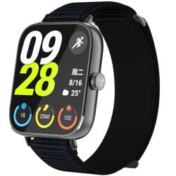 Keecuty Armband für Xiaomi Redmi Watch 4/Xiaomi Smart Band 8 Pro(Xiaomi Mi Band 8 Pro), Uhrenarmbänder für Redmi Watch 4 Nylon Ersatzarmband Uhrenarmband für Redmi Watch 4 / Xiaomi Mi Band 8 Pro von Keecuty