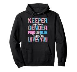 Keeper Of The Gender Auntie liebt euch Babyparty-Tanten Pullover Hoodie von Keeper Of The Gender Auntie Gender Reveal Baby Tee