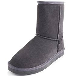 Kentti lange warme Winter-Schneestiefel für Damen Grau 39 EU von Kentti