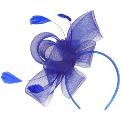 Kichvoe 1 Satz Feder-tee-party-hut Fascinator-hüte Für Damen Kopfbedeckungen Fascinator-haarspange Derby-haarspangen Feder-fascinator-stirnband Doppelter Zweck Kunstfeder Braut von Kichvoe