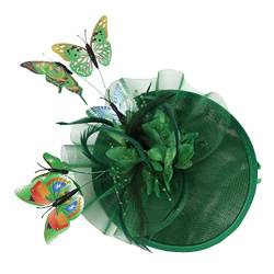 Kichvoe Faszinatoren Der Frauen - Faszinator Fascinator Für Teeparty Fascinator Stirnband Fascinator Haarspange Derby Hut Stirnband Für Tea- Party- Faszinator Faszinatorstirnband von Kichvoe