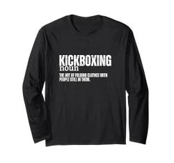 Kickboxen Definition Lustiger Kickboxer Langarmshirt von Kickboxing Passion For Kickboxer