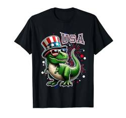 Merica Monster T-Rex USA Kleinkind Jungen Amerikanische Flagge 4. Juli T-Shirt von Kids 4th Of July Shirts For Boys Toddler July 4th