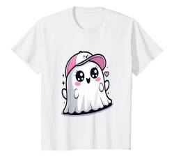 Kinder Ghost Saying Boo Spooky Halloween Süßes Kleinkind für Mädchen T-Shirt von Kids Halloween Boo, Boo Ghost outfit