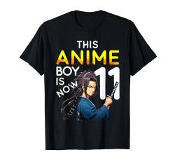 Dieser Anime-Junge ist jetzt 11 Jahre alt. Geburtstag | Kawaii Kids T-Shirt von Kids Kawaii Anime Birthday Outfit Gifts