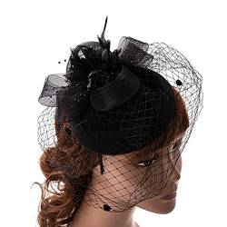 Frauen Fascinator Stirnband Pillbox Cocktail Tea Party Fascinator Feder Fascinator Schleier Mesh Pillbox Cocktail Tea Party Feder Stirnband von KieTeiiK