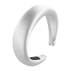 Yoga Band Satin Hoop Mode Schwamm Mädchen Stirnband Haar Frauen Haarband Haar Süßes Stirnband Tennis Zubehör Männer (White, One Size) von Kielsjajd