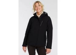 Outdoorjacke KILLTEC "KOW 140 WMN JCKT" Gr. 52, schwarz Damen Jacken Wasser- und winddicht von Killtec