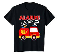 Kinder Feuerwehrauto Geburtstag Alarm Ich bin 2 Jahre Outfit T-Shirt von Kinder Geburtstag Geschenk Junge Sohn Mädchen
