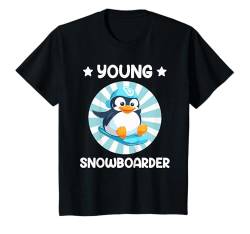 Kinder Snowboarder JUNGER SNOWBOARDER Lustiges Winter Ferien T-Shirt von Kinder Snowboard Geschenk Snowboarder Shirt Kind