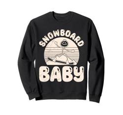 Snowboarder SNOWBOARD BABY Snowboarden Kinder Baby Sweatshirt von Kinder Snowboard Geschenk Snowboarder Shirt Kind