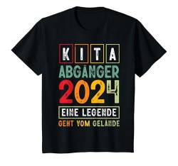 Kinder Kita Abgänger 2024 Schulkind Einschulung Kita Letzter Tag T-Shirt von Kindergarten Abschied Letzter Tag Kita Abgänger