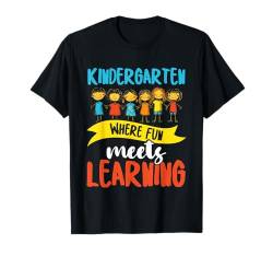 Crayon Stains And Happy Brains Lehrer T-Shirt von Kindergarten Lehrer Bildung Kreativität