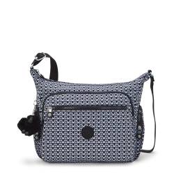 Kipling Damen Gabbie Umhängetasche, Signature Print von Kipling