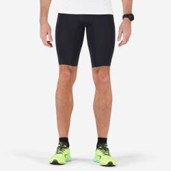 Laufshorts Tights Kiprun Herren schwarz von Kiprun