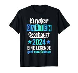 Kindergarten Ade Kita Abgänger 2024 Kindergarten Abschluss T-Shirt von Kitaabsolvent Kitaabgänger Kindergarten Abschied