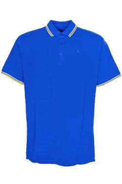 Kitaro Poloshirt Polo Shirt Hemd Herren Kurzarm Baumwolle Piqué Extra Lang Tall, Farbe:blau, Herrengrößen:3XT von Kitaro