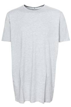 Kitaro T Shirt Herren Kurzarm Basic Extra Lang Tall, Farbe:Grau-Rundhals, Herrengrößen:3XT von Kitaro