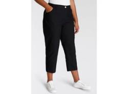 Caprihose KJBRAND "Betty 7/8" Gr. 50, N-Gr, schwarz Damen Hosen von KjBRAND