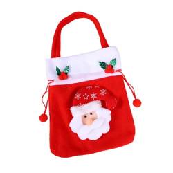 Weihnachtsbeutel mit Kordelzug, Süßigkeiten-Aufbewahrungstasche, Festival-Geschenktasche, Urlaubsdekoration, Weihnachten für kreative Partygeschenktüten von Klaisy