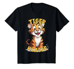 Kinder Tigerklasse in der Grundschule, Klassentier Tiger T-Shirt von Klassenshirts mit Maskottchen, Grundschule