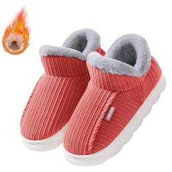 Tagesangebote Heute - Gipfelfreund Hausschuhe Damen, Harmont Plüsch Airfloppy Winterhausschuhe Herren Kuschelig Wolke Geschlossen Slippers Warme Flauschige Pantoffeln Paare von Kobilee