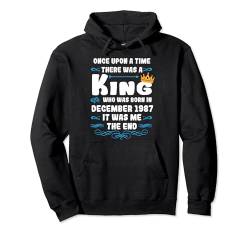 Es war einmal ein König. Dezember 1987 Geburtstag Pullover Hoodie von König Mann Geburtstag Junge