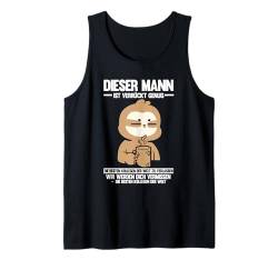 dieser Mann ist verrückt genug Kollegen Abschied Tank Top von Kollegin & Arbeitwechseln Geschenke