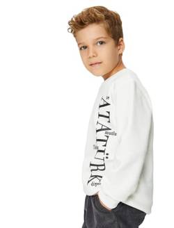 Koton Boys Atatürk Printed Sweatshirt Long Sleeve Crew Neck Cotton von Koton