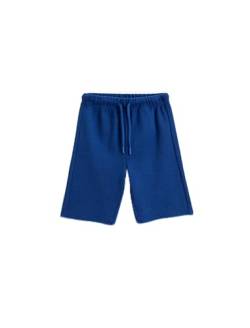 Koton Jungen Drawstring Basic Waffle Textured Shorts, Saxe (969), 6-7 Jahre EU von Koton