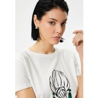 Koton T-Shirt Kurzärmelig Rundhalsausschnitt Tshirt von Koton