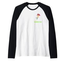 Kurde, kurdische Flagge, Kurdistan-Flagge. Raglan von Kurdish,kurd,kurdistan Flag.