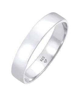 Kuzzoi Herrenring (4.5 mm) Massiv Handgefertigt, Bandring für Männer aus 925 Sterling Silber, Ehering Verlobungsring Freundschaftsring, Basic Herren Ring poliert, Ringgröße 56, 0602331121_56 von Kuzzoi