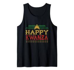 Happy Kwanzaa Christmas Black Heritage Holiday Herren Damen Kinder Tank Top von Kwanzaa African American Pride Apparel