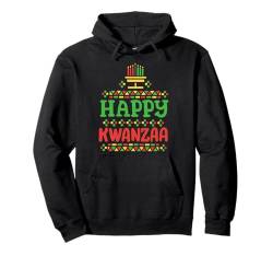 Happy Kwanzaa Frohe Weihnachten, Afroamerikaner, Herren, Damen, Kinder Pullover Hoodie von Kwanzaa African American Pride Apparel