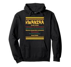 Kwanzaa Weihnachten 7 Prinzipien Afroamerikanische Männer Frauen Pullover Hoodie von Kwanzaa African American Pride Apparel