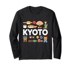 Japanese Culture Lover Travel to Japan Kyoto Langarmshirt von Kyoto Reiseoutfit für Männer und Frauen