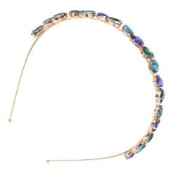 LALADEFIEE 1stk Stirnband Haarspangen Für Damen Hochzeitshaarschmuck Für Frauen Haarspangen Für Frauen Braut Kopfschmuck Modische Stirnbänder Strass-kopfschmuck Eleganter Haarreifen Blue von LALADEFIEE