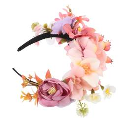 LALADEFIEE Stirnband haarband hair- valtinstaggeschenke hairband Kopfbedeckung valentinstag zubehör Valentins-Stirnbänder für Erwachsene lustige Stirnbänder Blumenhaarbänder Stoff von LALADEFIEE